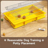 Plastic Dog Potty Tray with Grid Insert