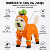 Four-Leg Raincoat for Small Dogs