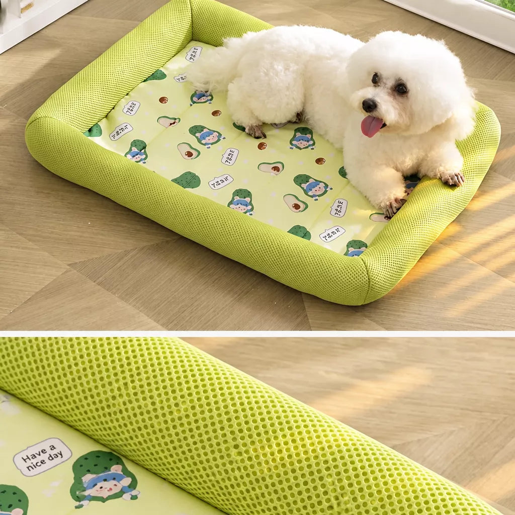 Cushioned Pet Bed Mat for Dogs and Cats