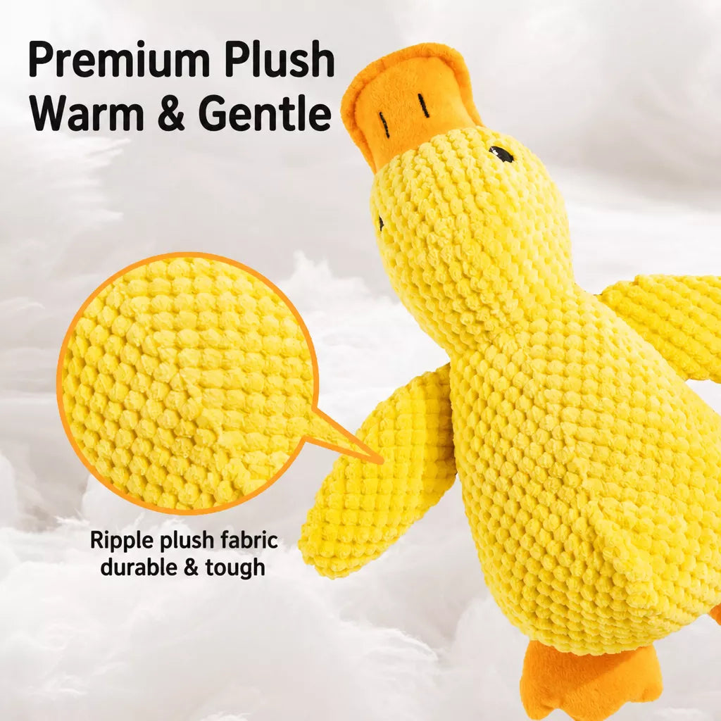 Duck Plush Cat Toy with Crinkle Paper and Catnip – Small or Large