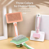 Self-Cleaning Deshedding Brush for Dogs & Cats
