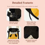 Front-Carry Pet Carrier Backpack for Small Dogs and Cats