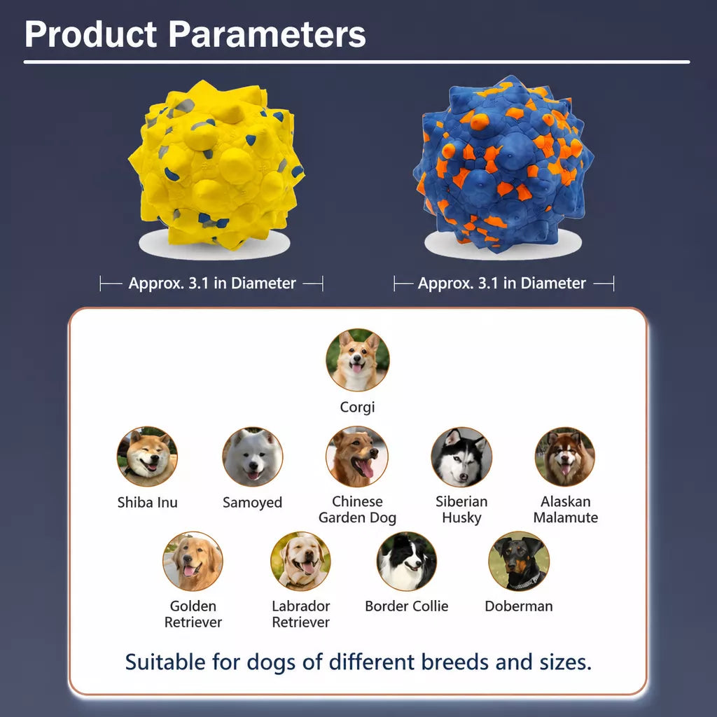 Sea Urchin Ball Dog Toy