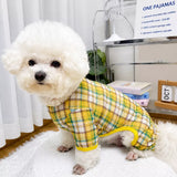 Striped Mesh Four-Leg Summer Shirt for Dogs
