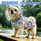 Waterproof Reflective Dog Raincoat for Small to Medium Dogs