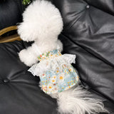 Lightweight Floral Lace Dress for Dogs & Cats