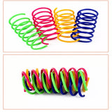 Plastic Spring Cat Toy