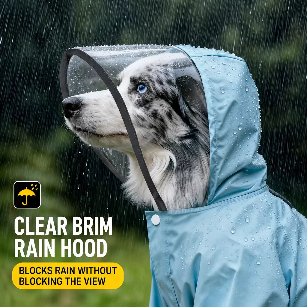 Full-Coverage Dog Raincoat