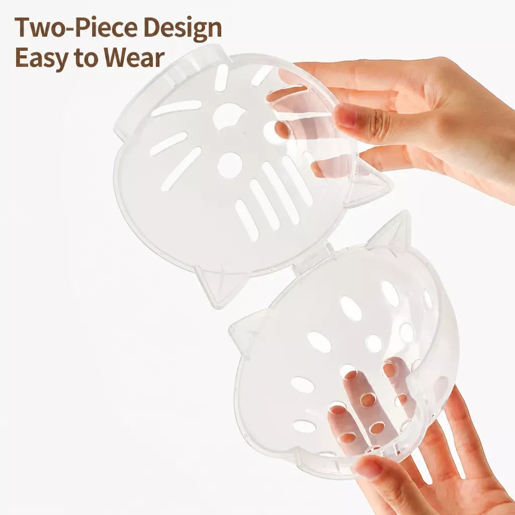 Clear Plastic Pet Recovery Cone for Cats