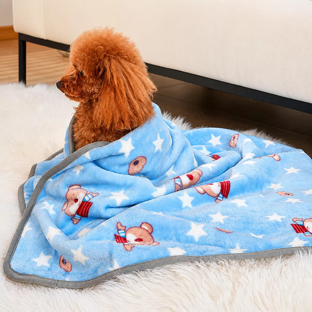 Fleece Pet Blanket for Dogs and Cats