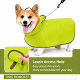 Waterproof Dog Raincoat with Belly Coverage