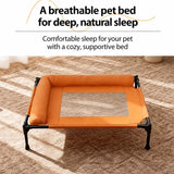 Raised Dog Cot Bed with Iron Frame