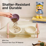 Pet Slow Feeder Bowl with Wide Opening