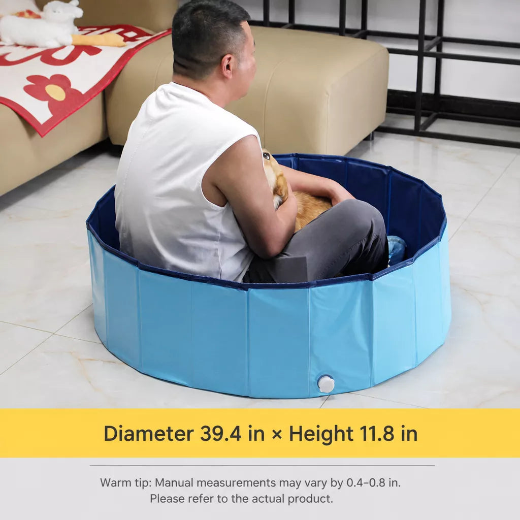 Foldable Pet Bath Basin for Dogs & Cats