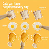 Cat Toy Collection with Natural Loofah and Catnip