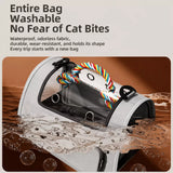 Breathable Pet Carrier Backpack with Handheld Carry Option