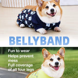 Waterproof Four-Leg Dog Raincoat with Belly Coverage