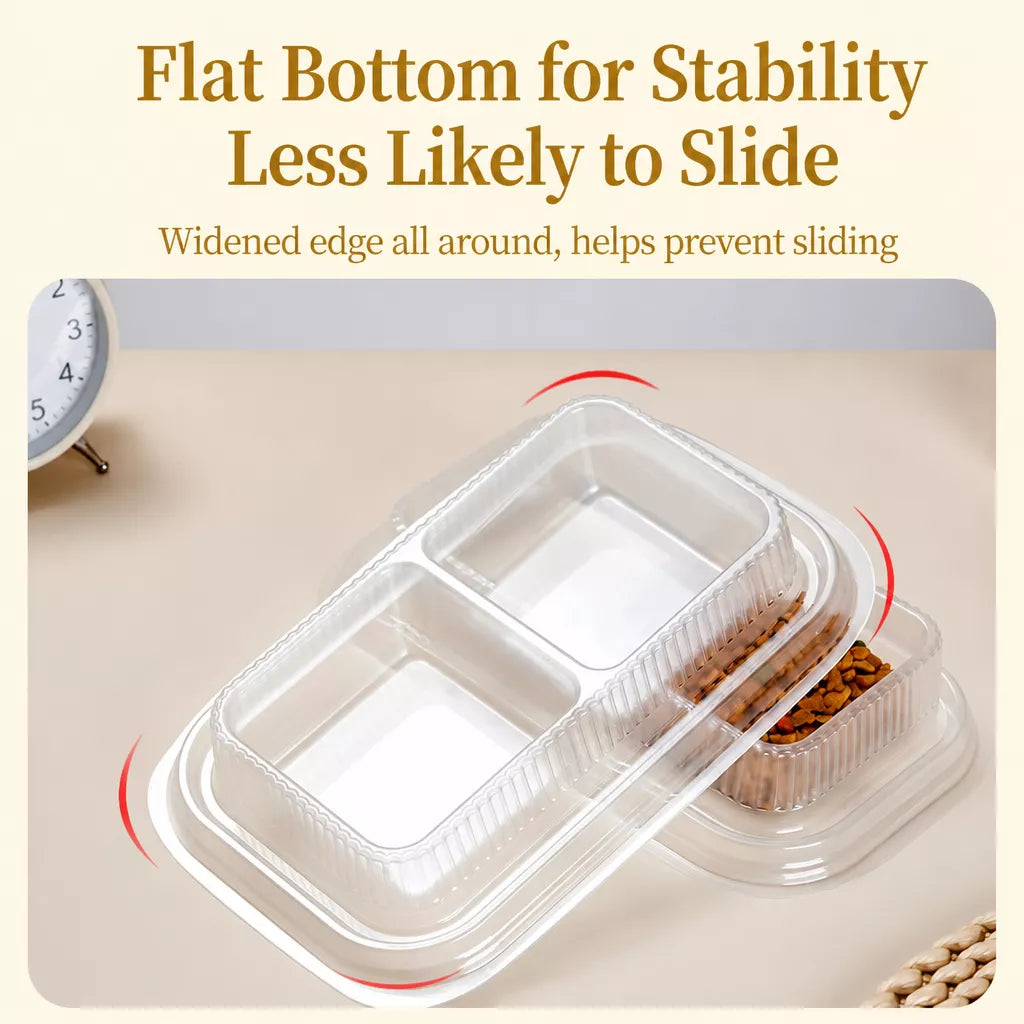 Disposable Cat Bowls for Food and Water, Single-Use Feeding Dishes
