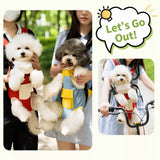 Front-Carrying Pet Backpack Carrier for Small Dogs & Cats