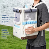Concealed-Design Pet Carrier Backpack