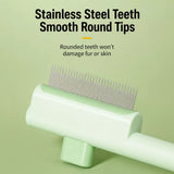Self-Cleaning Deshedding Comb for Cats & Dogs