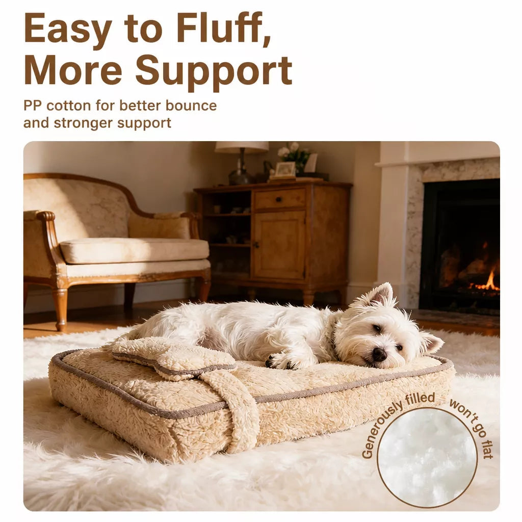 Plush Washable Pet Bed Mat