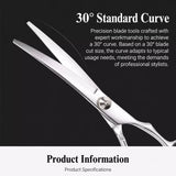7-Inch Stainless Steel Pet Grooming Shears