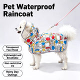 Waterproof Reflective Dog Raincoat for Small to Medium Dogs