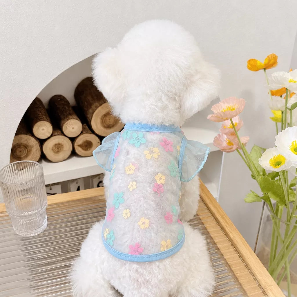 Daisy Mesh Pet Vest for Dogs and Cats