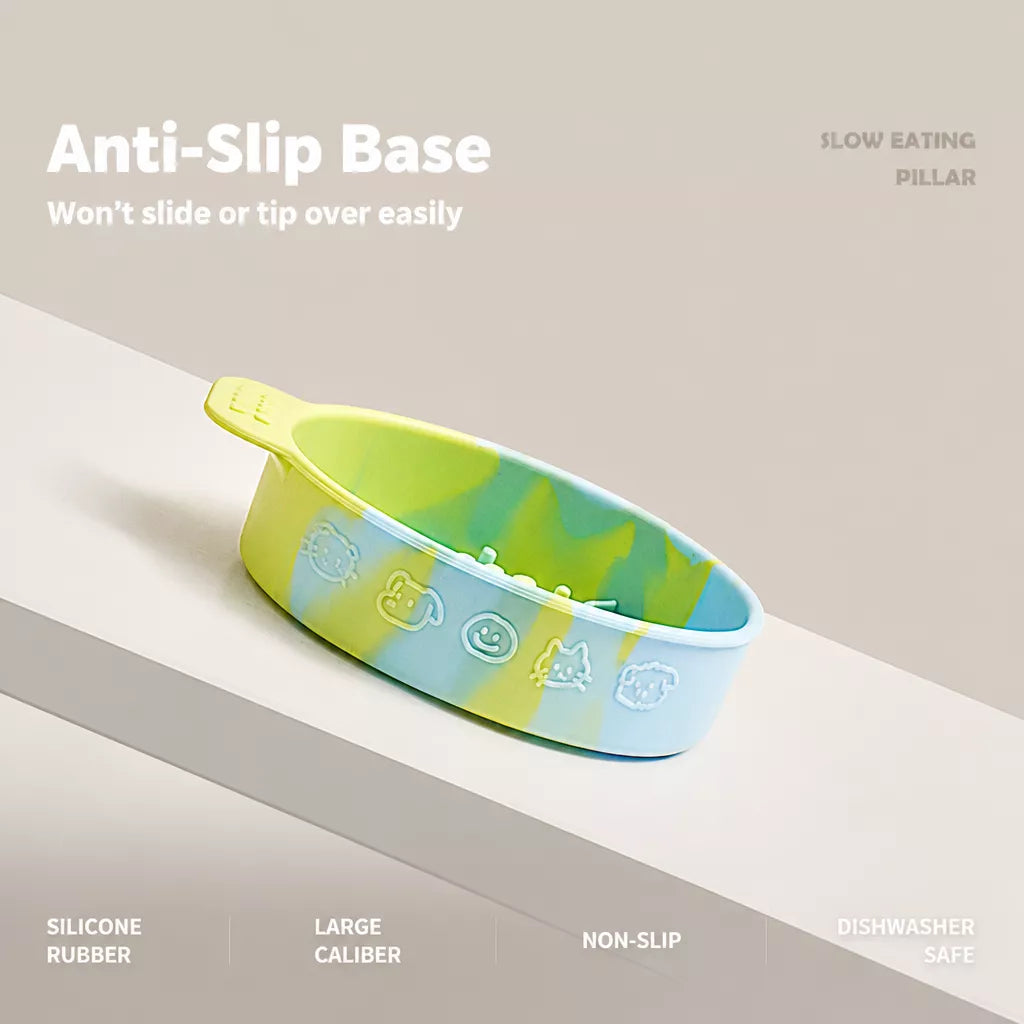 Slow-Feeder Bowl for Dogs and Cats