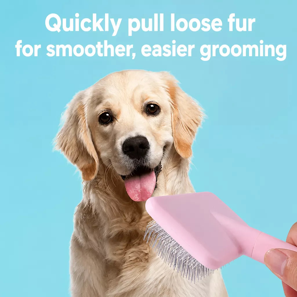 Long-Pin Pet Grooming Comb for Cats, Dogs & Rabbits