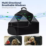 Foldable Pet Stroller with Removable Carrier and Tray
