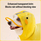 Dog Raincoat with Belly Coverage for Small to Medium Dogs