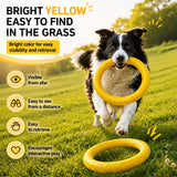 Silicone Dog Ring Toy for Fetch and Tug Play