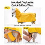 Dog Raincoat for Small and Medium Dogs