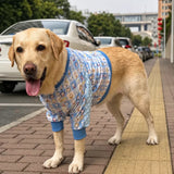 Lightweight Dog Jacket with Elbow and Knee Sleeves for Large Dogs
