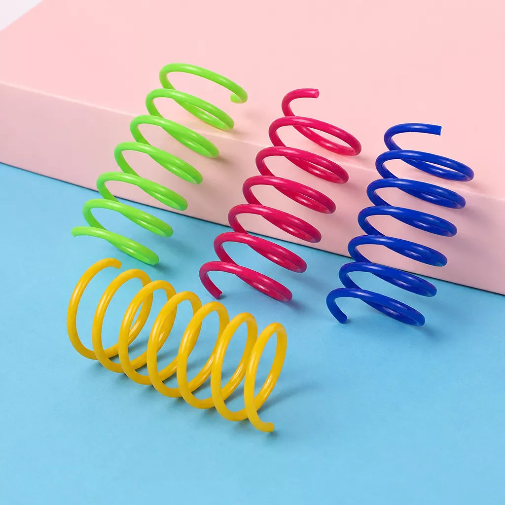 Plastic Spring Cat Toy