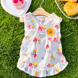 Lightweight Polyester Pet Dress for Cats and Small Dogs