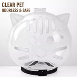 Clear Plastic Pet Recovery Cone for Cats