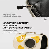 Capsule Pet Carrier Backpack for Cats and Small Dogs Up to 16 lb