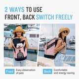 Portable Pet Backpack Carrier for Cats and Dogs