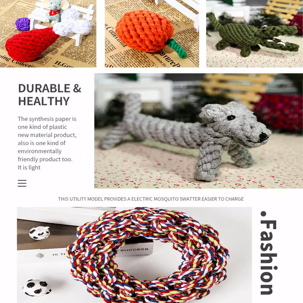 Rope Pet Toys for Dogs and Cats