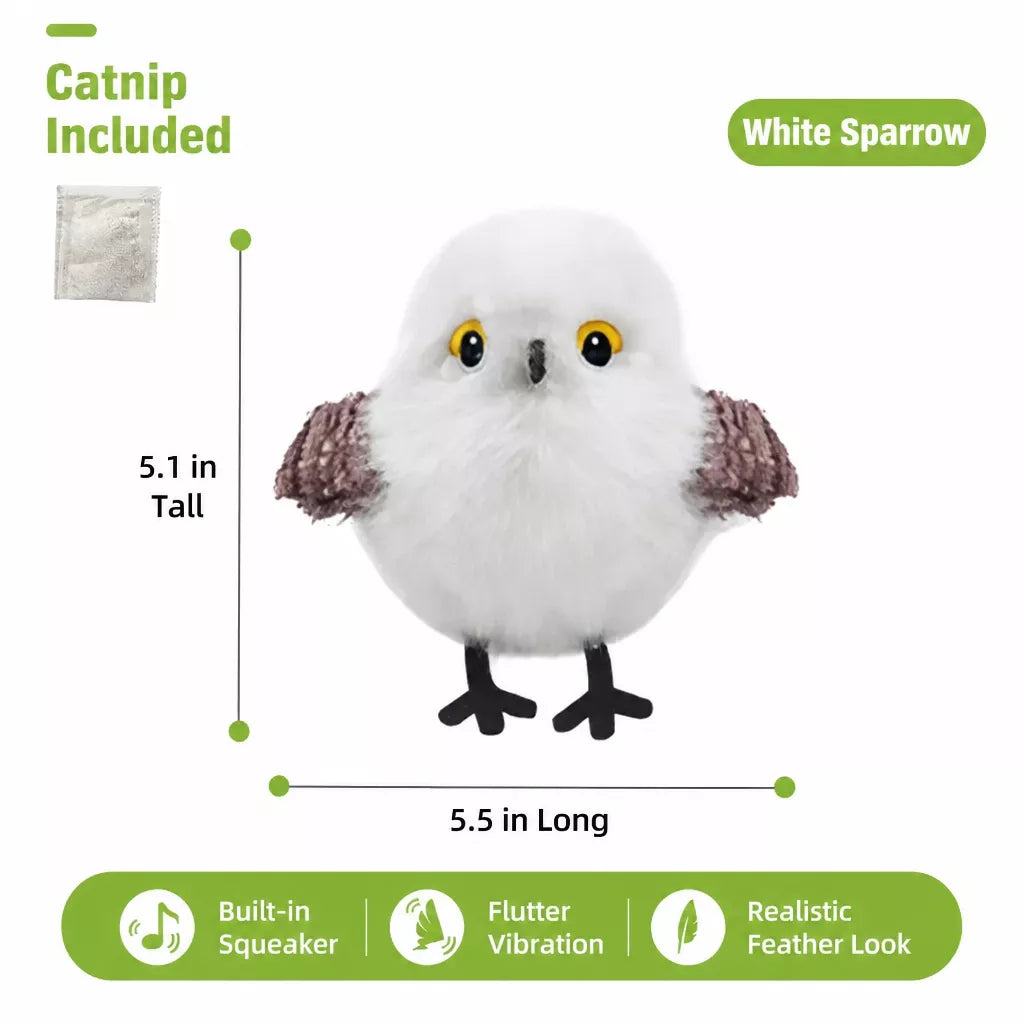 Automatic Flying Bird Cat Toy with Fluttering Wings