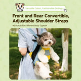 Front-Carrying Pet Backpack Carrier for Small Dogs & Cats