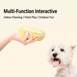 Squeaky Peanut-Shaped Dog Toy