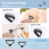 Dog & Cat Grooming Comb for Loose Hair and Tangles