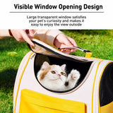 Large-Window Pet Carrier Backpack for Cats and Small Dogs