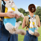 Breathable Pet Backpack Carrier for Cats and Small Dogs