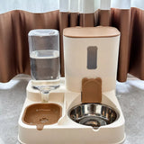 Two-Bowl Pet Feeding Set for Cats and Dogs