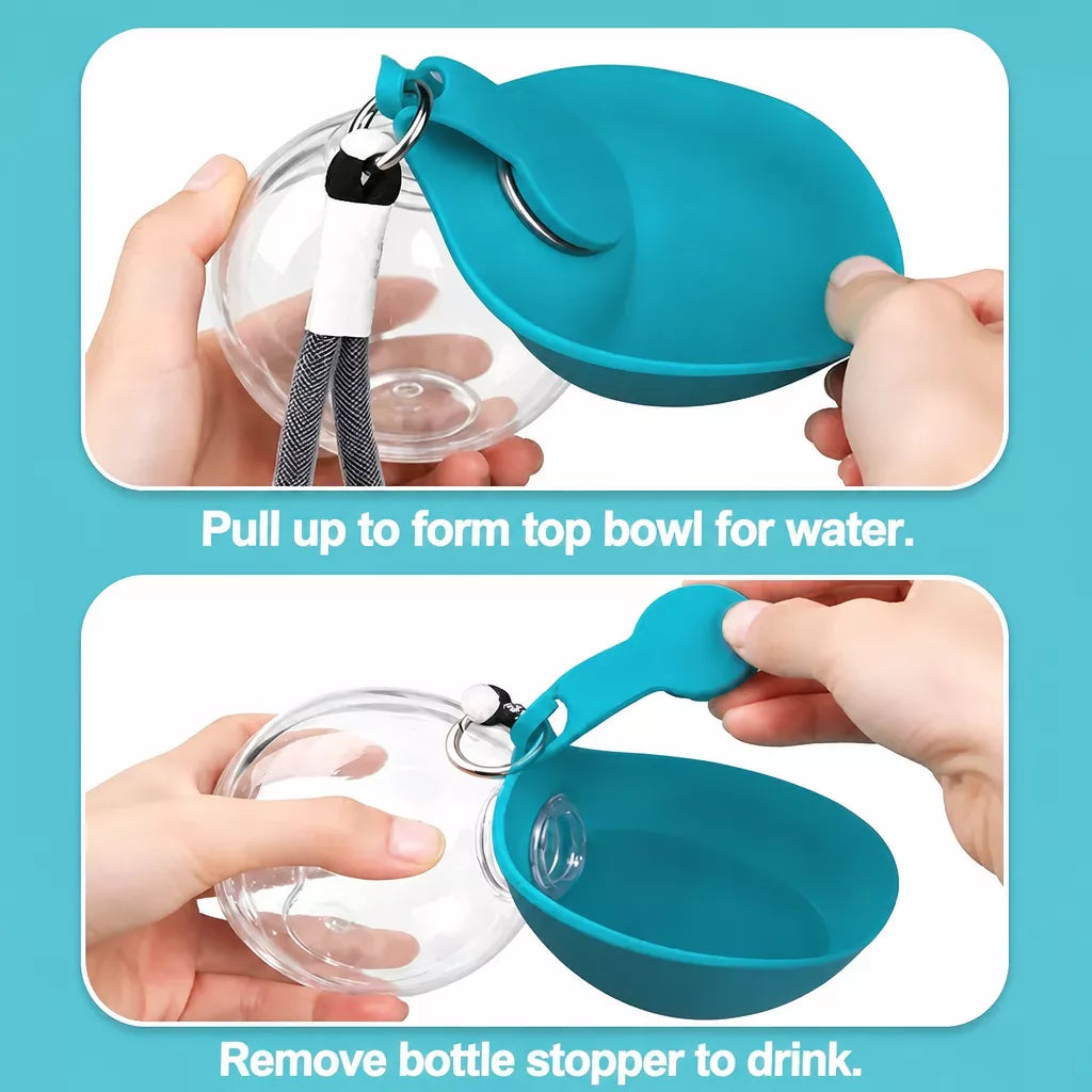 Portable Dog & Cat Water Bottle with Drinking Cup